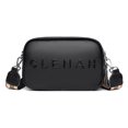 thumbnail image 1 of Bolso bandolera de piel auténtica para mujer, bandolera con letras, suave para el trabajo (negro) Ehuebsd Para Estrenar, 1 of 9