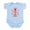 Sky Blue, variant on CafePress - Keep Calm And Carry On (Light Union Jack) Body Sui - Baby Light Bodysuit, Size Newborn - 24 Months