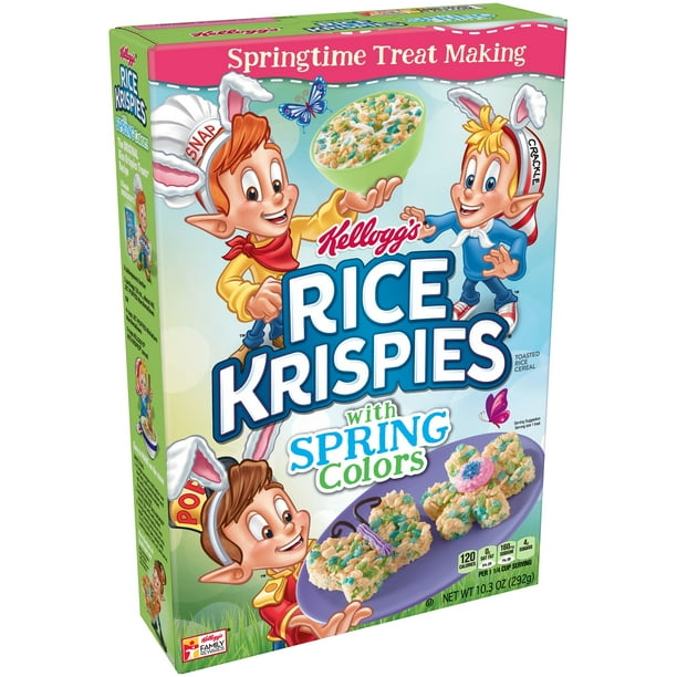 Kellogg's Rice Krispies Spring Breakfast Cereal 10.3oz - Walmart.com ...