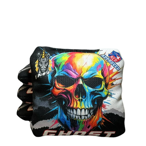 ACO Stamp IMF - GHOST Series “Punisher Portrait” - 6/9 Speed- Pro Cornhole Bags