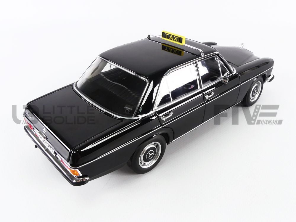 1968 Mercedes-Benz 200 Taxi Black 1/18 Diecast Model Car by