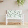 thumbnail image 1 of vidaXL Indoor/Outdoor Bench Cushions 2 pcs, Water-Repellent, Lead Pattern 39.4"x19.7"x2.8", 1 of 5