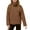 #03Coffee, variant on Drmagiyhm Girls Fleece Jacket Fall Winter Fleece Zipper Jacket Lightweight Outerwears Fuzzy Fleece Zipper Jacket Cozy Winter Coat Coffee 4-5 Years