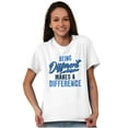 thumbnail image 4 of Being Different Makes a Difference Men's Graphic T Shirt Tees Brisco Brands M, 4 of 6