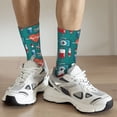 thumbnail image 6 of Vsdgher Medical Elements Crew Socks for Men & Women, Breathable Casual Athletic Ankle Socks, 6 of 6