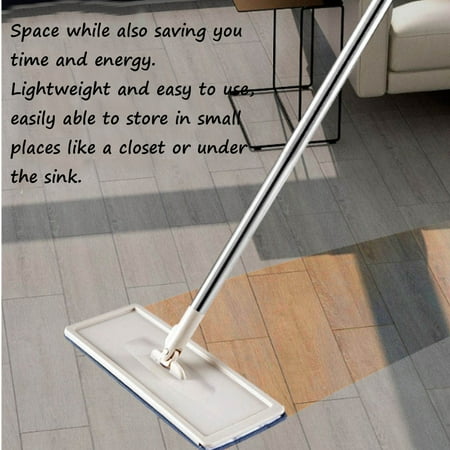 mop microfiber cleaning wet dry flat foors squeeze pads kitchens wooden floor system hand wringing drying bucket self