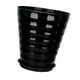 thumbnail image 2 of Pot de planta Pot maceta decorativa maceta, soporte de plantas, contenedor moderno, planta para balcón Patio de césped de plantas para exteriores al negro, 2 of 8