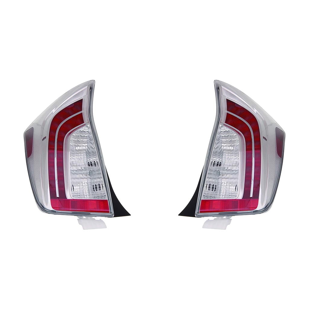 For Toyota Prius 2012-2015 Tail Light Assembly Pair Driver and Passenger Side (CAPA Certified 2012 Toyota Prius C Tail Light Assembly