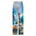 thumbnail image 4 of Dolphins in Ocean Bubble Scene-2 Pajama Pants Breathable with Pockets Pajamas For Lady Vintage Sleeping Pants Bedroom Homewear, 4 of 6