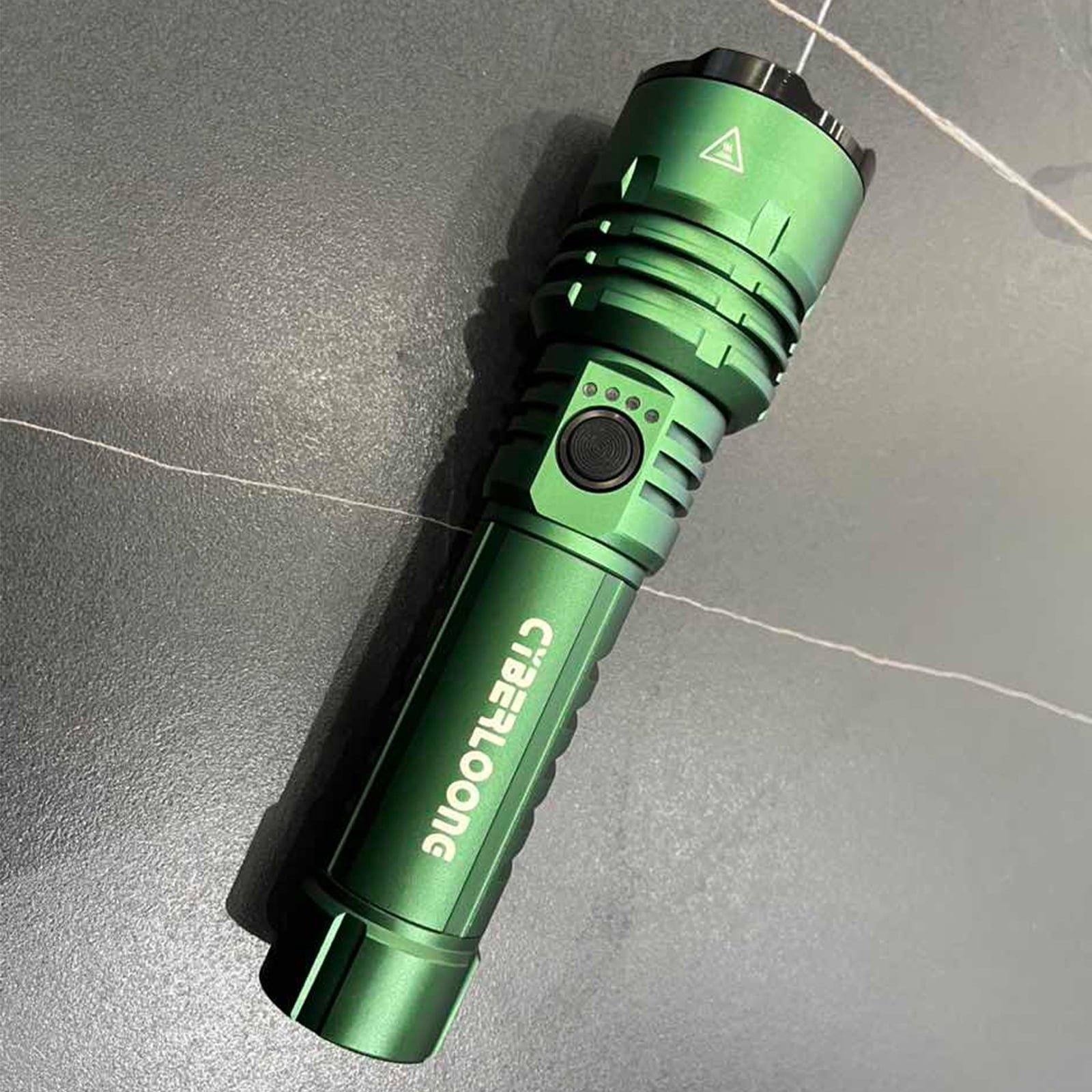 CyberloongDual-Light Source Flashlight with Side Light, 7500mAh Power Bank Function, Type-C Charging, Zoomable, Digital Display, 6-Level Dimming, Outdoor Emergency Warning Light