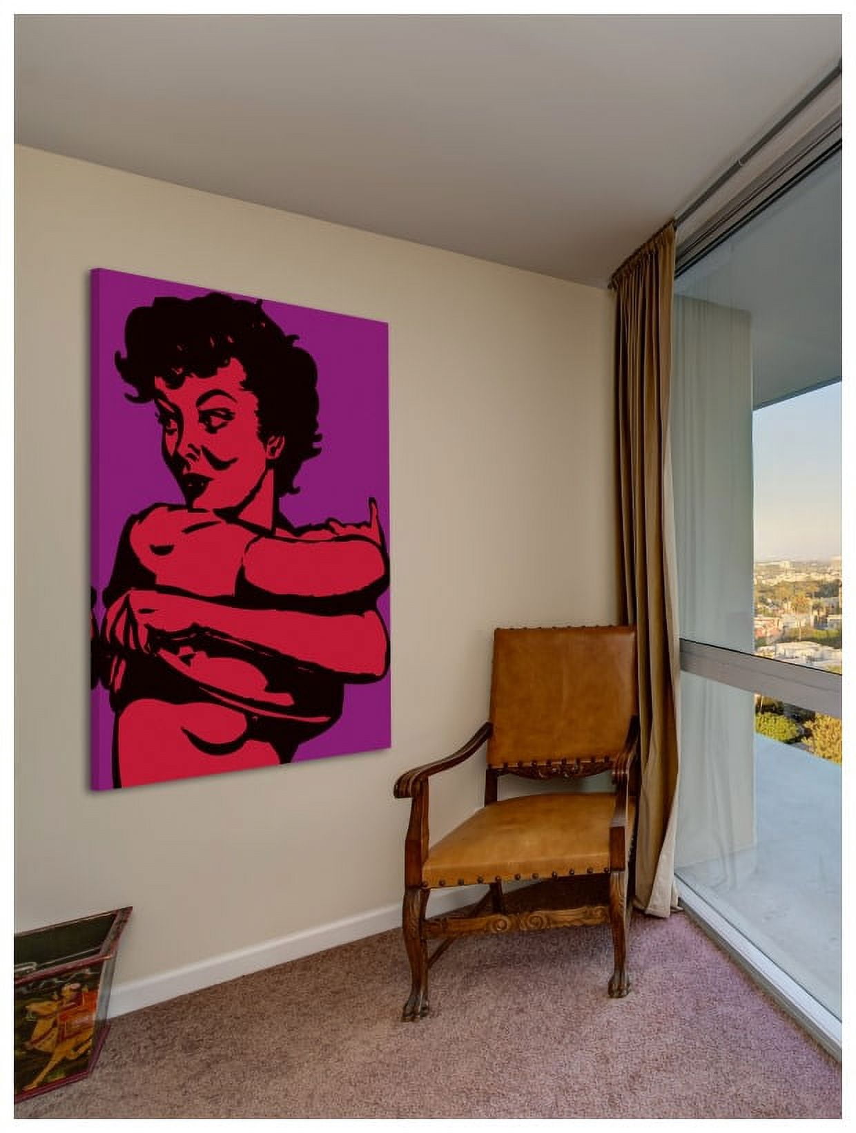 Marmont Hill "Girl 3" Print on Canvas