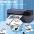 thumbnail image 2 of czcpp-4"x6" Thermal Shipping Label - 500 Fan-Fold Permanent Adhesive, Commercial Grade Postage Labels, Compatible with Rollo, MUNBYN, iDRPT, Polono, Zebra Thermal Label Printers, 2 of 4