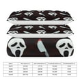 thumbnail image 2 of Ghostface 3 Piece Bedding Set Cartoon Comforter Set Cute Duvet Cover Sets Super Soft Aldult Bedding Set Kids Bedroom Gifts,1 Duvet Cover with 2 Pillowcases 102"x90", 2 of 8