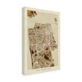 thumbnail image 3 of Trademark Fine Art Michael Tompsett San Francisco City Street Map Canvas Wall Art - 12x19, 3 of 5
