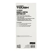 Hyper Tough 4-Piece Oscillating Wood and Metal Blade Kit, Universal Fit, AU60005N, New Condition