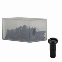 DT Swiss Standard Brass Spoke Nipples 2.0 x 12mm Black Box of 100 E-Bike Use