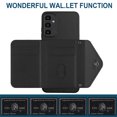 thumbnail image 2 of Allytech Galaxy A15 5G Wallet Case with Shoulder Strap, Luxury PU Leather RFID Blocking Protectve Anti-Scratch Bumper Cards Slots Magnetic Closure Phone Case Cover for Samsung Galaxy A15 5G, Black, 2 of 9