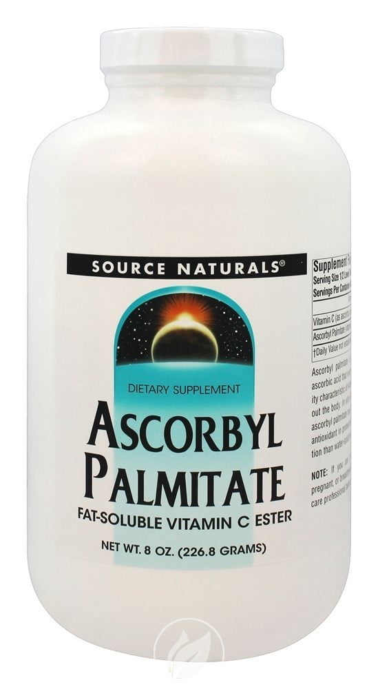 Ascorbyl Palmitate Powder (Vitamin C Ester) 8 Oz by Source Naturals
