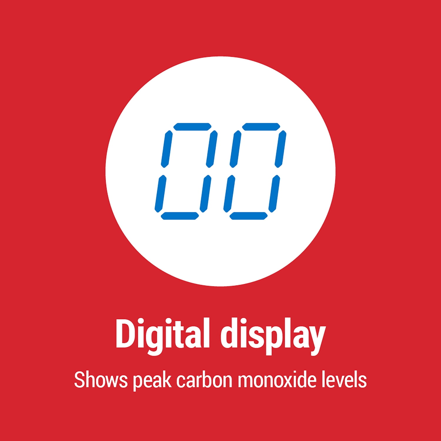 First Alert CO3-B01D-T Battery-Operated Carbon Monoxide Alarm with Digital Display