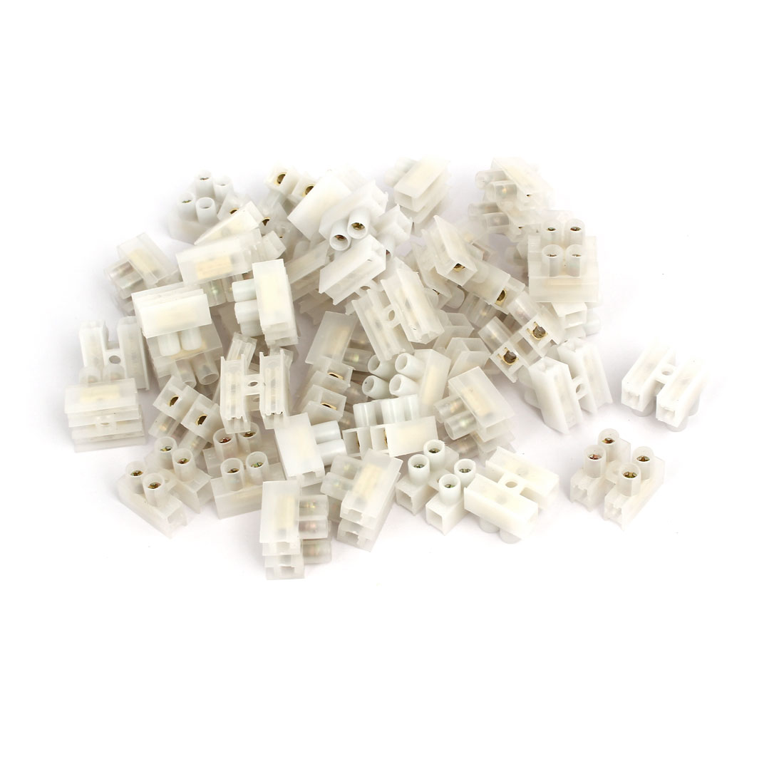 220V 2 Position H Type Screw Terminal Blocks Strips Wire Cable