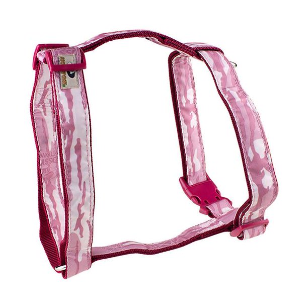 Basic Dog Harness, Pink & Camo Extra Large