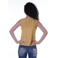 thumbnail image 2 of Moomaya Womens Solid Sleeveless Top Schiffli Blouse Summer Casual Tunic Tops, 2 of 7