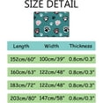 thumbnail image 3 of FREEAM Soft Rug Large Area Rugs, Colored Dog Prints Green Comfortable Indoor Carpet, Baby Play Mat for Living Room Bedroom Nursery Home Decor Floor Mat 72x48inch, 3 of 6