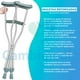thumbnail image 2 of Muletas Axilares Ajustables 3 Tamaños Talla Grande GAMBIMEDIC Muleta Axilar, 2 of 8