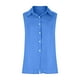 thumbnail image 5 of Sudadera con cremallera para mujer,Blusa sin mangas para mujer, top informal de verano, camisa lisa de poliéster, ajuste cómodo para uso diario, sopatenor, 5 of 9