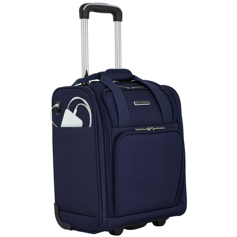 French Connection 16-Inch Under-Seat Luggage with USB Port photo 1