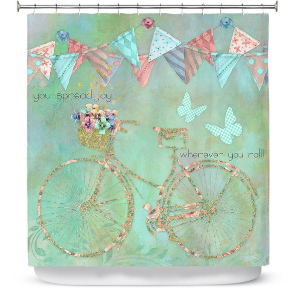 Shower Curtains 70" x 73" from DiaNoche Designs by Tina Lavoie - You Spread Joy