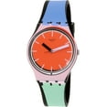 thumbnail image 1 of Swatch Women's Originals GB286 Red Silicone Swiss Quartz Fashion Watch, 1 of 3