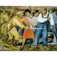 thumbnail image 1 of Emiliano Zapata Diego Rivera Mural - Canvas OR Print Wall Art, 1 of 1