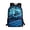 Blue Excavator, variant on Casual Backpack for Travel Work, 17 Inch Tear Resistant School Backpack, Orange Motorcycle Racing
