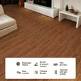 thumbnail image 4 of 54pcs (cover 81 Sq. Ft), Each pcs 36''*6''. Peel & Stick, Vinyl Plank Flooring, Wood Grain, Self-adhesive and Waterproof Tile Sticker, DIY Stickers- for decorating living rooms, bedrooms, offices, 4 of 6