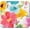 Watercolor flower, variant on Dish Drying Mat, 16x18in, Watercolor Flower, Rubber Backed, Absorbent, Quick Dry, Fit Kitchen Counter, Bar, Under Sink, Dishes, Utensils, Dish Rack