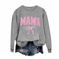 thumbnail image 4 of Merry Christmas Sweatshirts Womens Crewneck Christmas Printed Shirts Loose Long Sleeve Blouses Casual Xmas Sweatshirt Holiday Party Pullover Sweater Tops XXL, 4 of 5