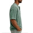 thumbnail image 5 of Guluxicc T Shirts for Men Button Short Sleeve Tops Trendy Summer Causal Outfit for Men, 5 of 8