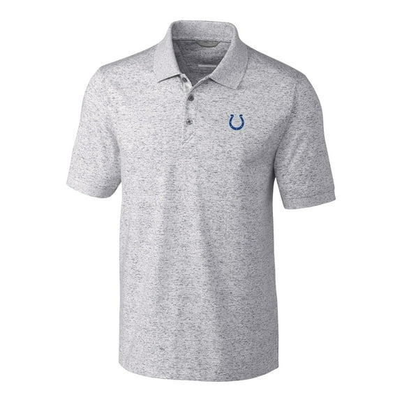 Men's Cutter & Buck Gray Indianapolis Colts Space Dye Advantage Polo