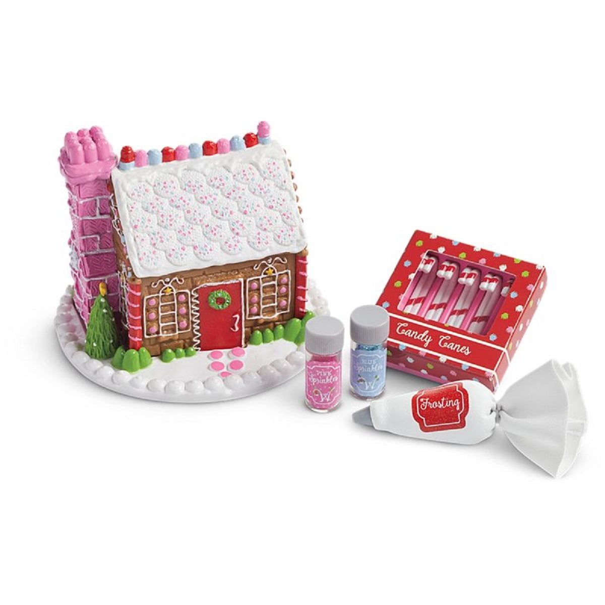 american girl gingerbread house