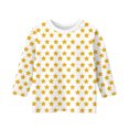thumbnail image 4 of breaise Girls 3/4 Sleeves T-Shirt Kids Casual Stars Print Cute Tunic Tops Loose Comfy Soft Tees Blouses 3-12 Years, 4 of 4