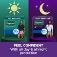 thumbnail image 6 of Depend Night Defense Incontinence Underwear for Men, Adult Diapers, L, 22 Count, 6 of 11