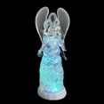 thumbnail image 3 of Northlight 11.5" LED Lighted Color Changing Angel with Trumpet Christmas Glittering Snow Dome, 3 of 4