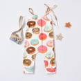 thumbnail image 3 of ATOGUTA Romper for Girls Sleeveless Floral Print Strap Romper Jumpsuit 0-24 Months, 3 of 5