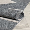 thumbnail image 5 of Well Woven Harlow Evie Tribal Diamond Medallion Grey 5'3" x 7'3" Area Rug, 5 of 8