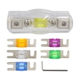 thumbnail image 3 of BAOSITY 4xMini 120A Anl Fuse Holder with Fuse Wire Inline Fuse 12-32V Fuse Block 4 Pcs, 3 of 8