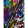 thumbnail image 7 of TiaoBug Kids Boys Girls Sequin Baseball Coats Zipper Up Glitter Bomber Jacket Jazz Dance Party Outerwear Colorful 12, 7 of 7