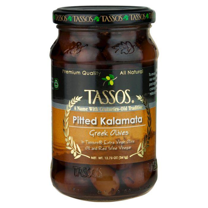 Pitted Kalamata Olives (Tassos) 12.73oz