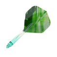 thumbnail image 4 of 6x6pcs 2BA Thread Dart Shafts with Tails Darts Flights Replacement Green, 4 of 5