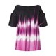 thumbnail image 5 of Pntutb - Camiseta con estampado de recortes para mujer, cuello redondo, informal, a la moda Pntutb Pntutb-4424, 5 of 5